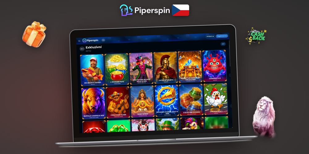 Piper online kasino spojuje živé hry, sloty a sázkovna pro české hráče
