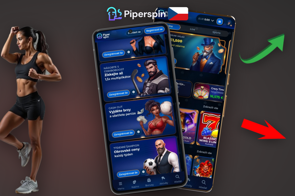 Registrační formulář Piper s vyplněným promo kódem CZPIPE77 a potvrzením přijetí