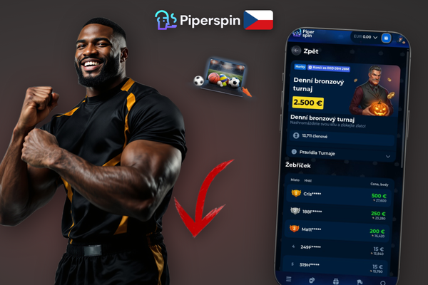 Uvítací balíček Piper rozdělený do tří vkladů s free spiny a bonusovými odměnami