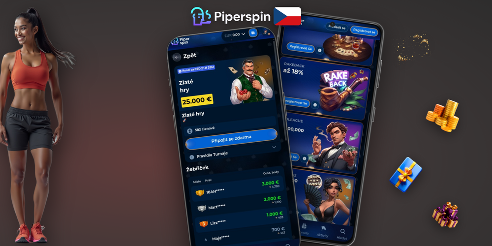 Infografika uvítacího balíčku Piper – tři fáze bonusu s hodnotami odměn